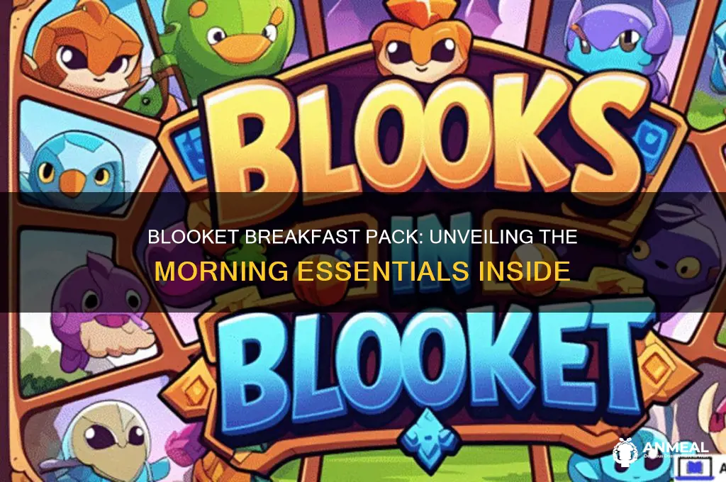 what is in the breakfast pack in blooket
