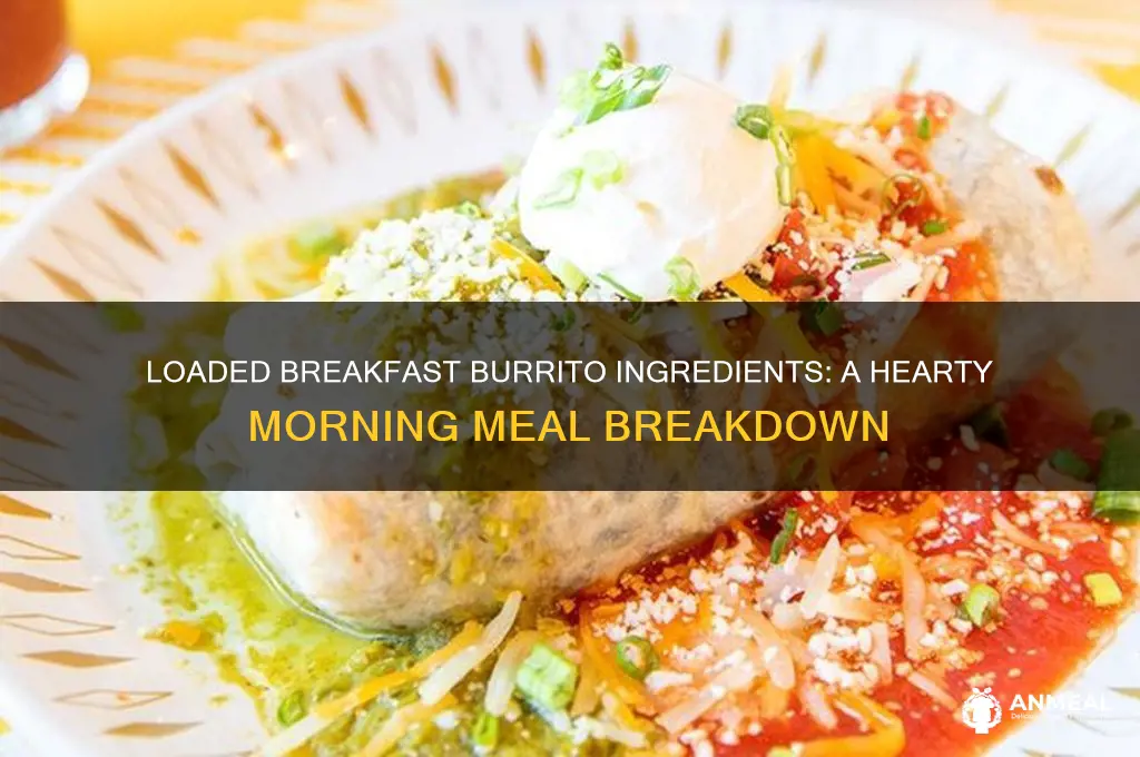 what is in the loaded breakfast burrito
