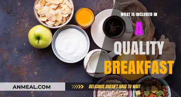Essential Components of a Nutritious and Energizing Quality Breakfast