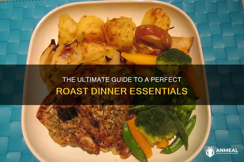 what is included in a roast dinner