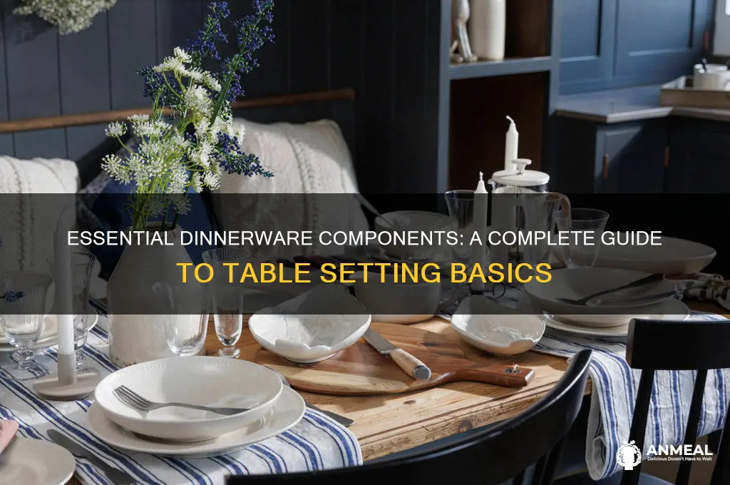 what is included in dinner ware