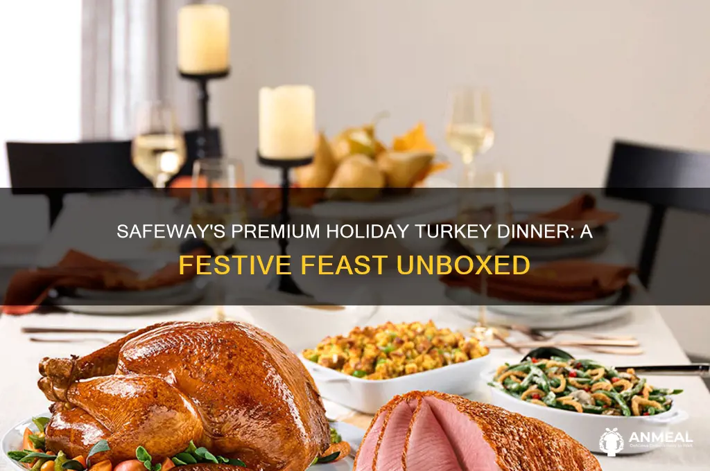 what is included in safeway store premium holiday turkey dinner