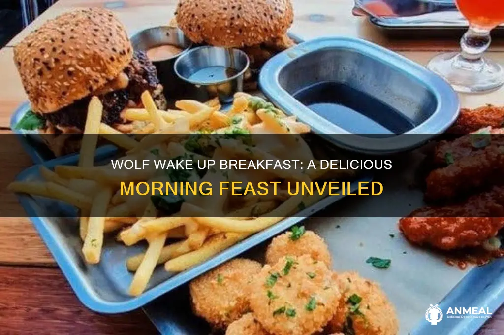 what is included in the wolf wake up breakfast