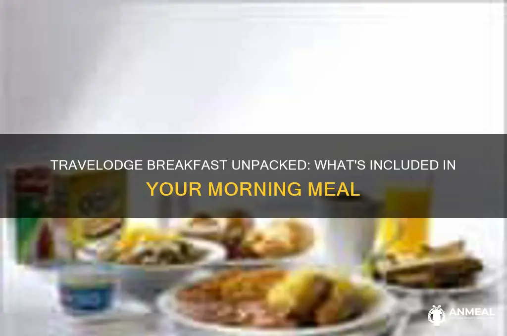 what is included in travelodge breakfast
