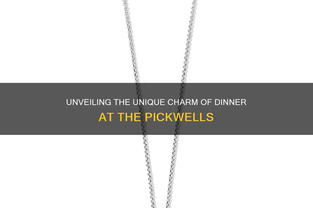what is interesting about dinner at the pickwells