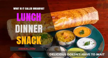 Understanding Meal Names: Breakfast, Lunch, Dinner, and Snacks Explained