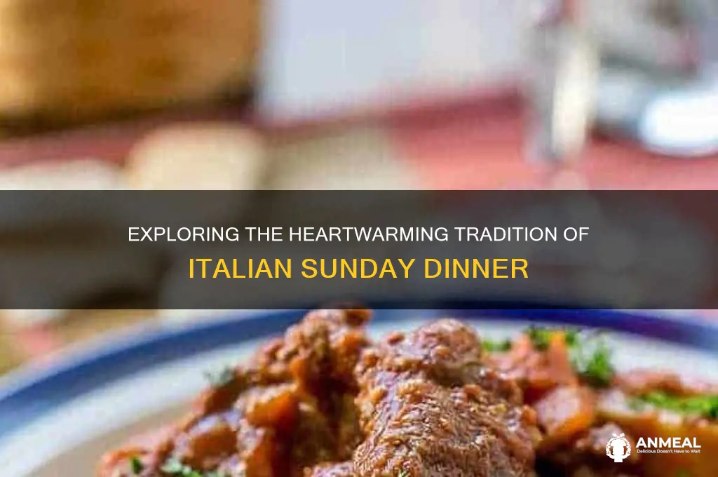 what is italian sunday dinner
