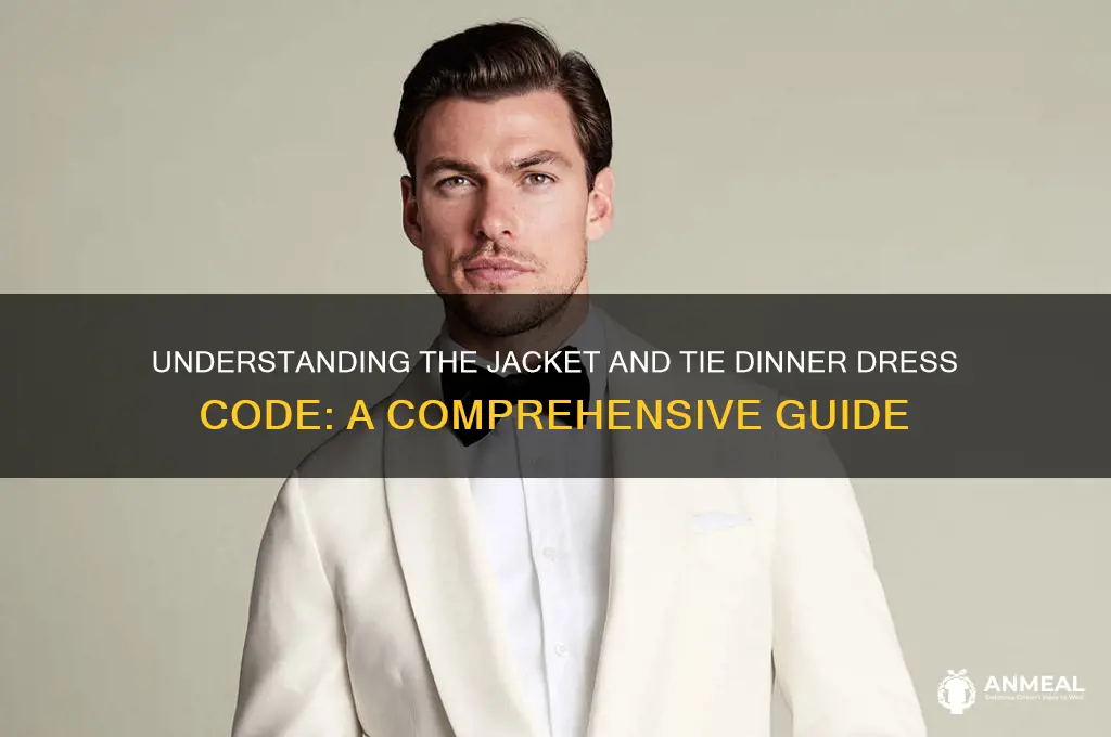 what is jacket and tie dinner