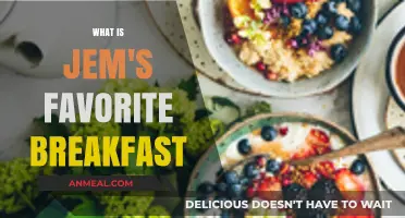 Jem's Morning Delight: Unveiling Their Favorite Breakfast Choice
