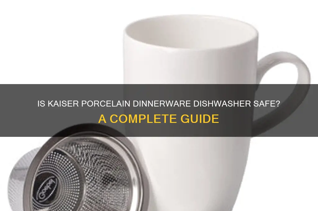 what is kaiser porcelain dinner dishwasher safe