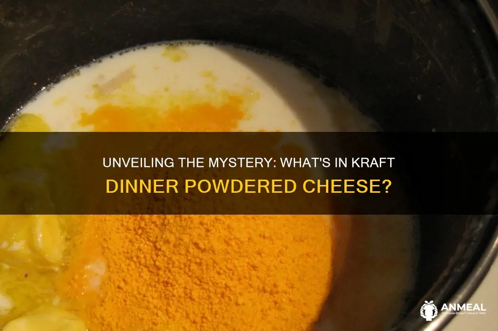 what is kraft dinner powdered cheese