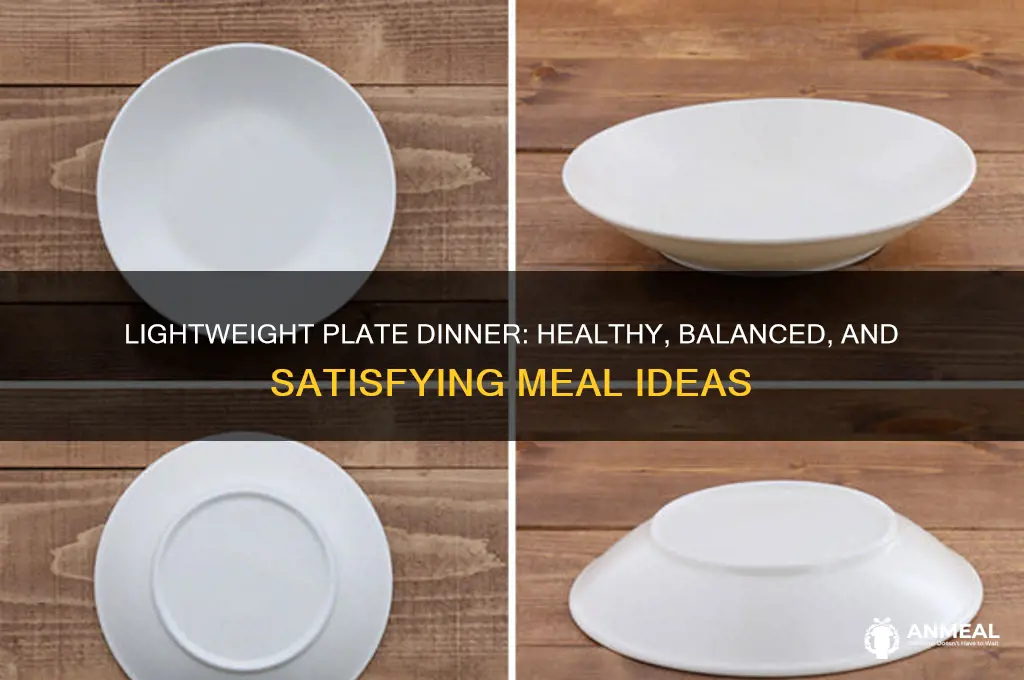 what is lightweight plate dinner
