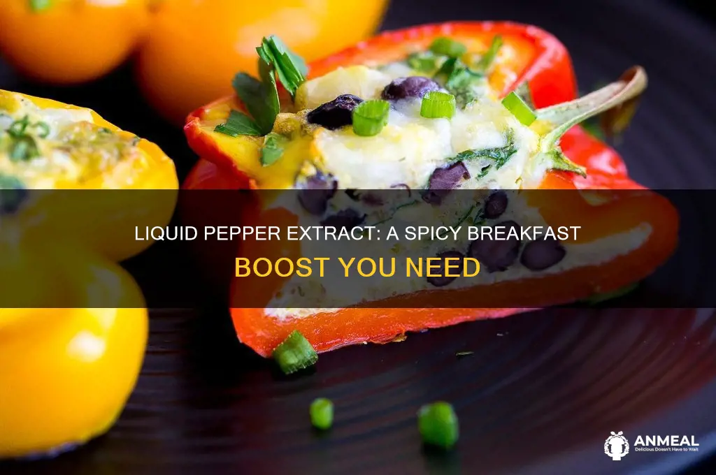 what is liquid pepper extract used for in breakfast