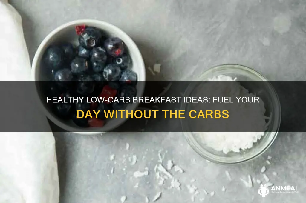 what is low carb breakfast
