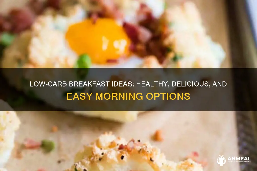 what is low in carbs for breakfast