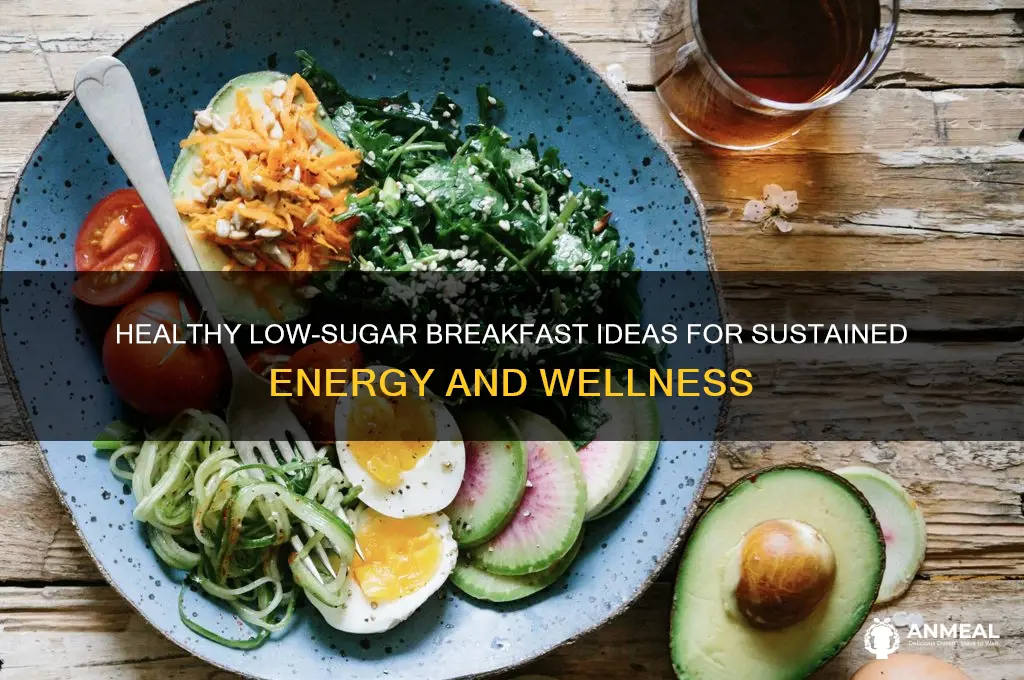 what is low sugar breakfast