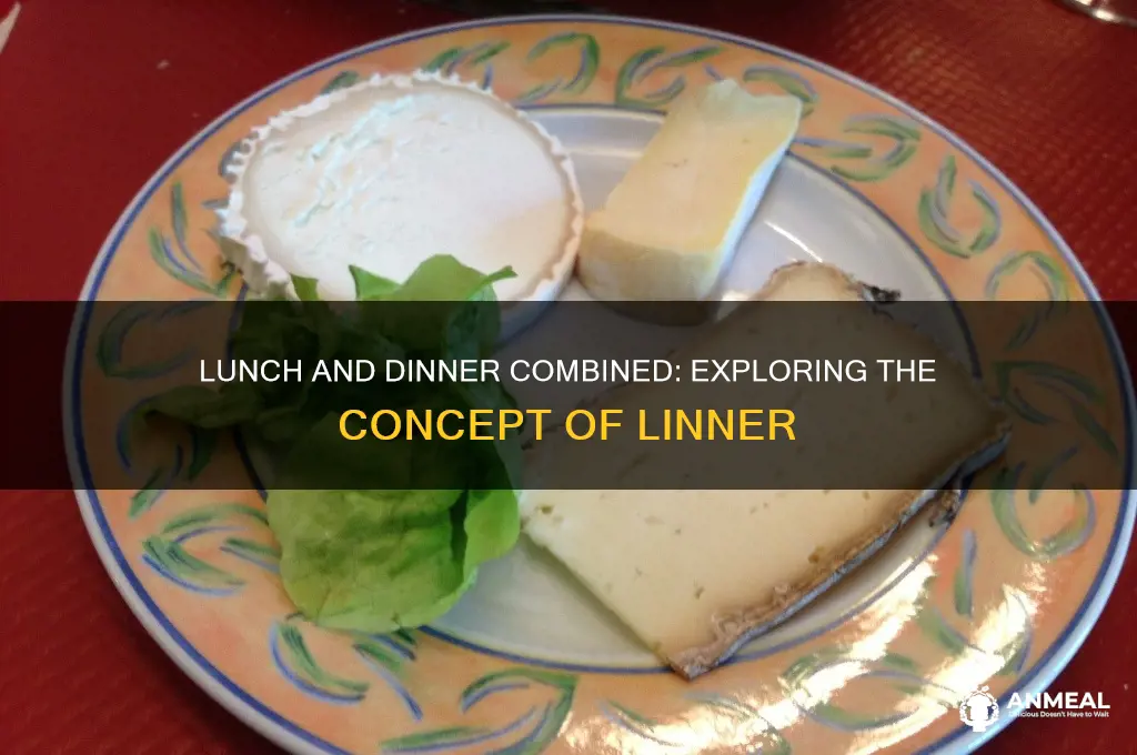 what is lunch and dinner together snd