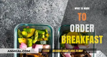 Custom Made-to-Order Breakfast: Freshly Prepared Meals Just for You