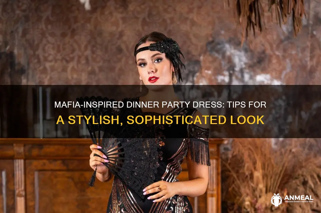 what is mafia dress for a dinner party