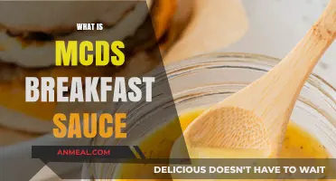 Unveiling the Secret: What is McDonald's Breakfast Sauce?