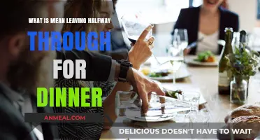 Leaving Halfway Through Dinner: Understanding the Meaning and Etiquette