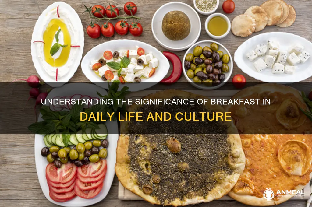 what is mean when people take breakfast