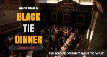 Understanding the Elegance of a Black Tie Dinner Event