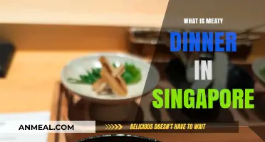 Exploring Singapore's Hearty Meaty Dinner Delights and Culinary Culture