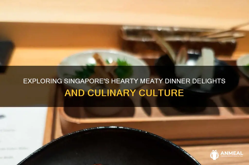 what is meaty dinner in singapore