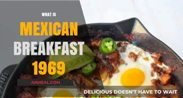Exploring Traditional Mexican Breakfast Delights of the 1960s Era