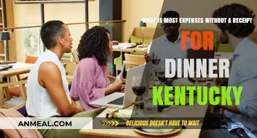 Kentucky Dinner Expenses: Maximizing Claims Without Receipts