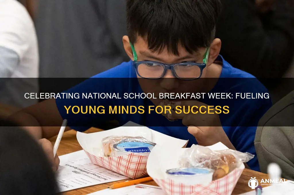 what is national school breakfast week