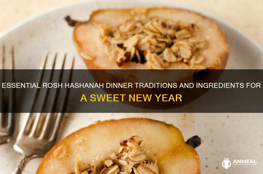 what is needed for rosh hashanah dinner
