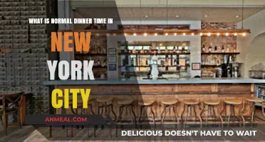 Exploring NYC's Dinner Scene: What Time Do New Yorkers Eat?