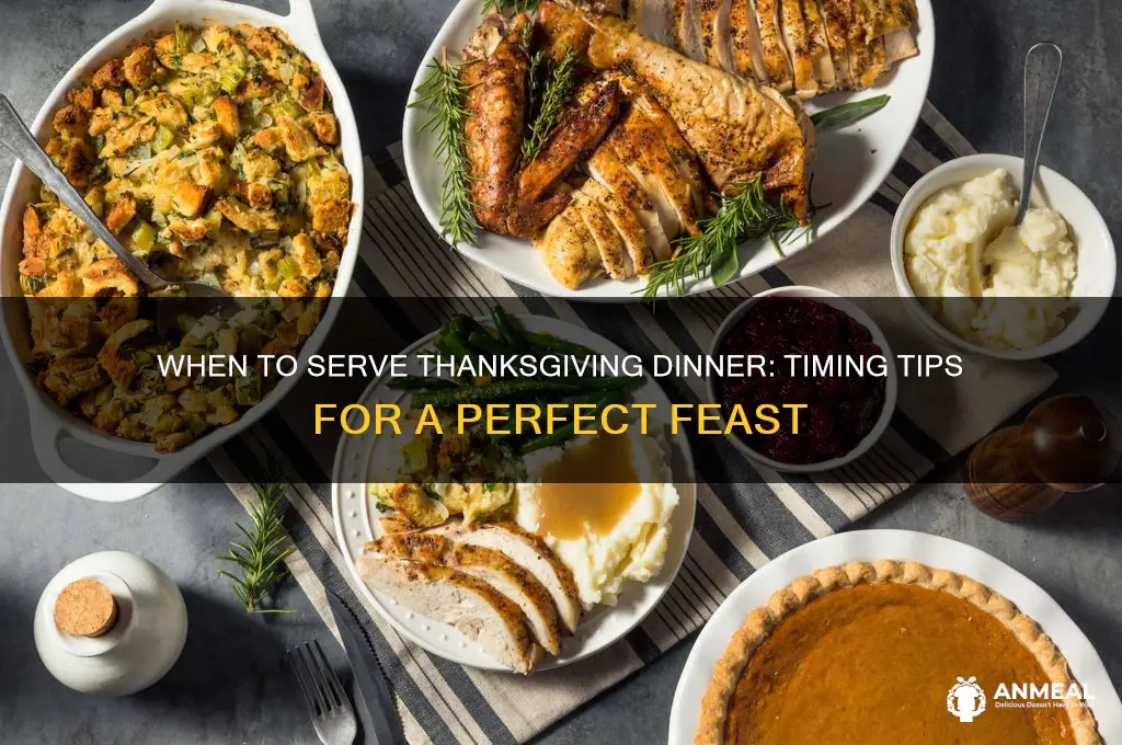 what is normal thankgiving dinner time