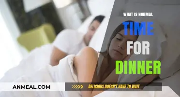 What’s the Ideal Dinner Time? Exploring Normal Meal Hours