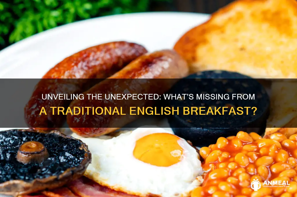what is not partk of an england breakfast