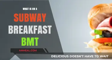 Discover the Delicious Ingredients in Subway's Breakfast BMT Sandwich