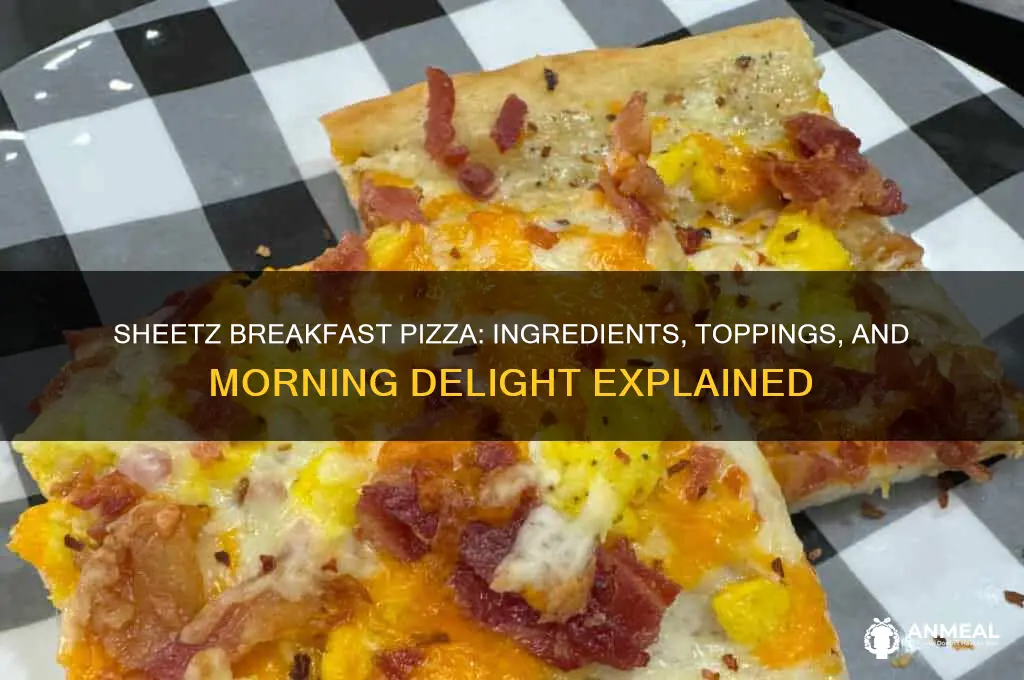 what is on sheetz breakfast pizza