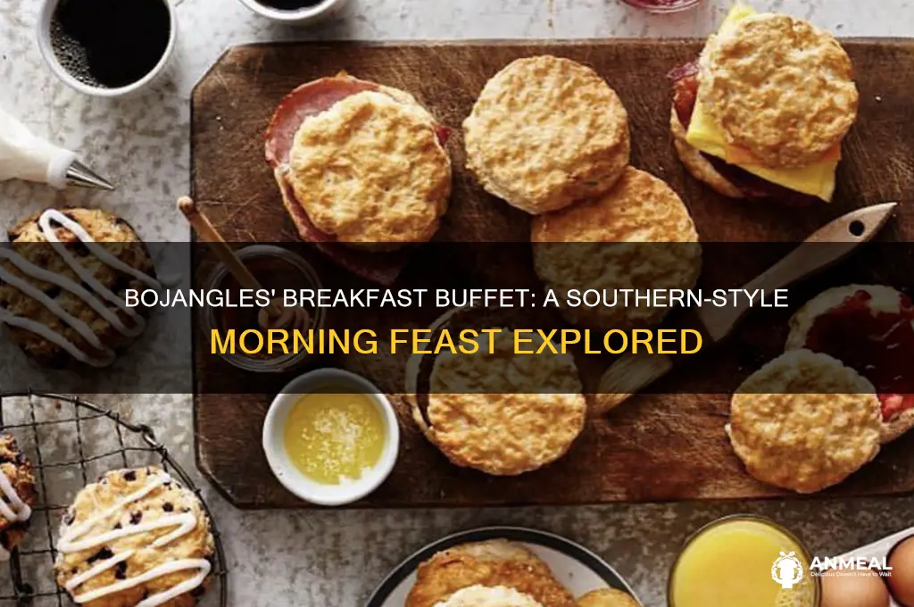 what is on the breakfast buffet at bojangels