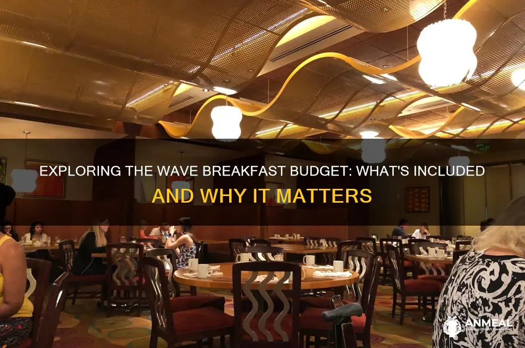 what is on the wave breakfast buggetwdw