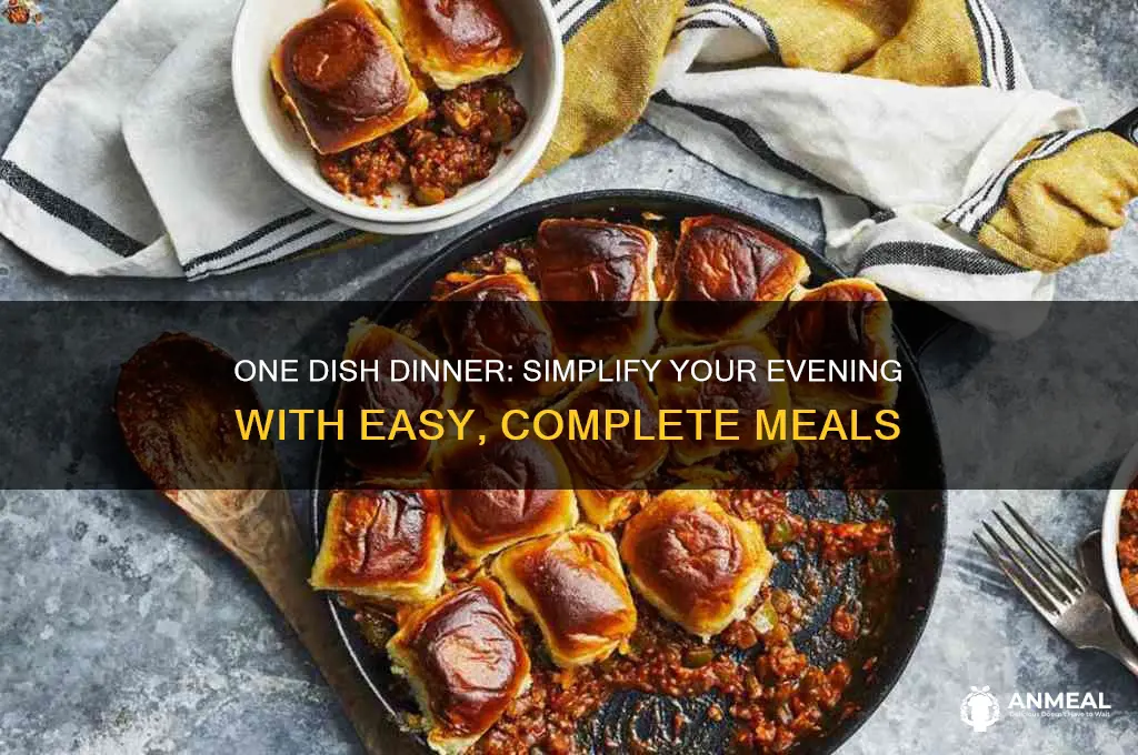 what is one dish dinner