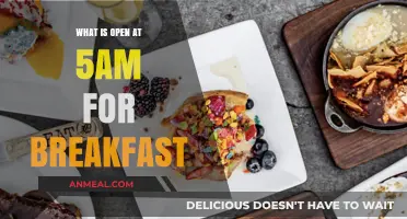 Early Bird's Guide: 5 AM Breakfast Spots Open Now