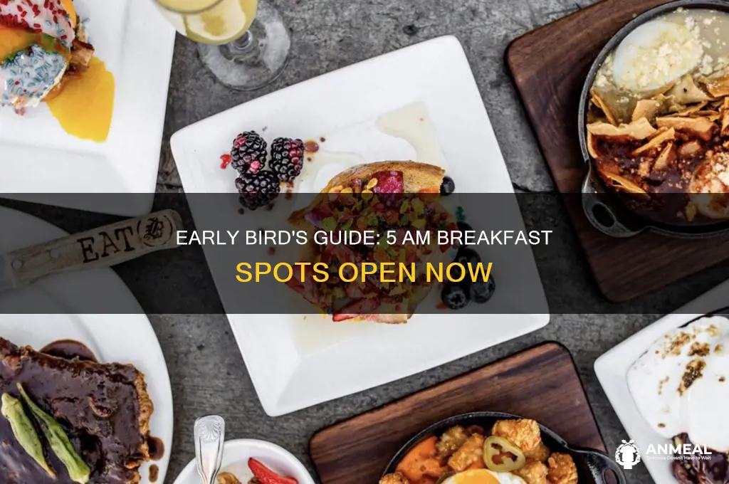 what is open at 5am for breakfast
