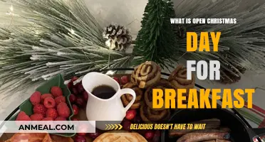 Christmas Morning Delights: Breakfast Spots Open on December 25th