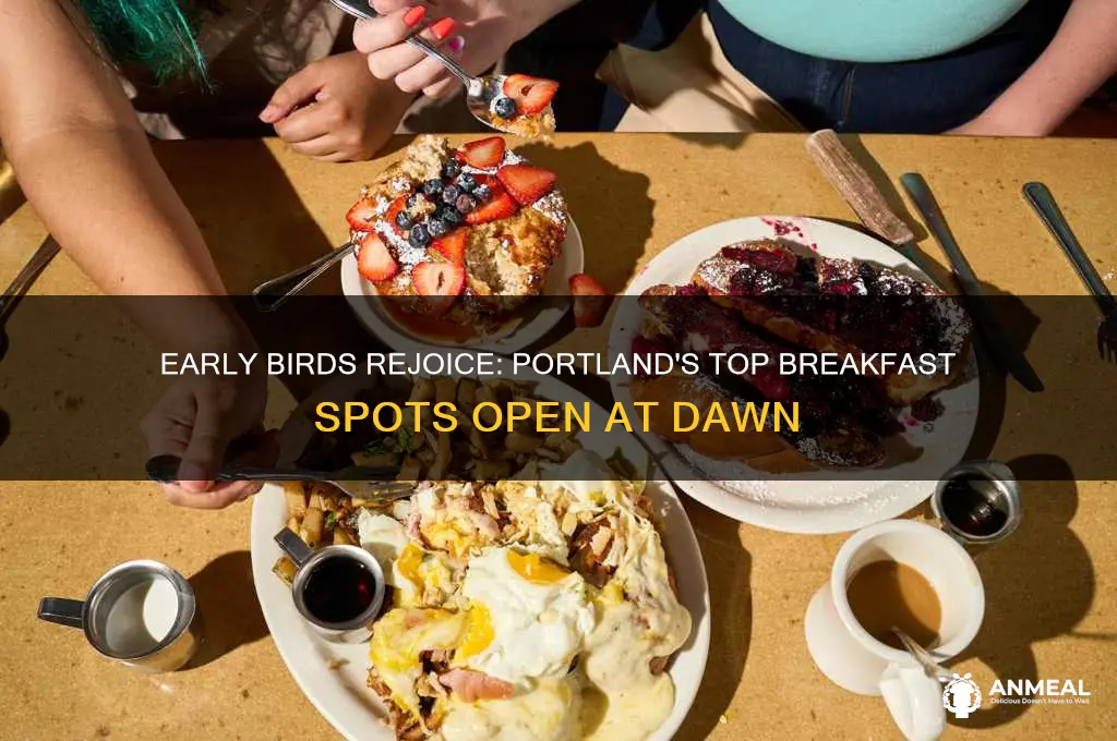 what is open early for breakfast portland