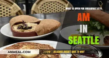 Early Birds' Guide: Seattle's 5 AM Breakfast Spots Open Now