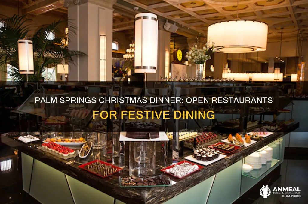 what is open for dinner in palm springs on christam