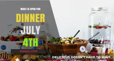 July 4th Dinner Options: What's Open for Independence Day?