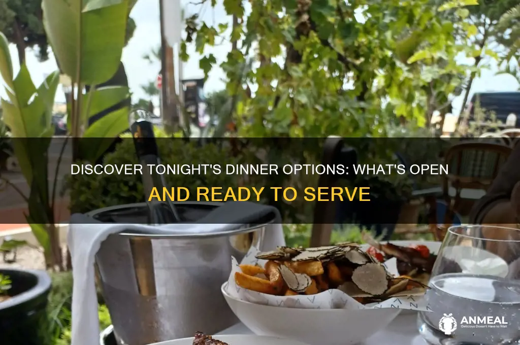 what is open for dinner tonight